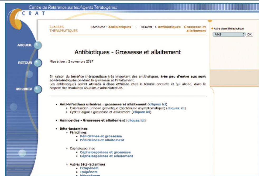 grossesse et antibio