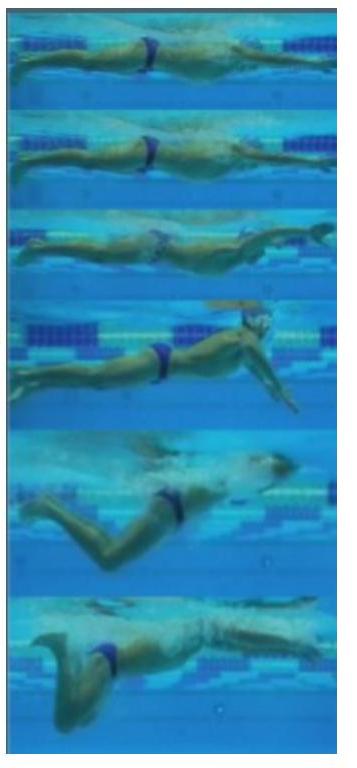 Position fusée en brasse