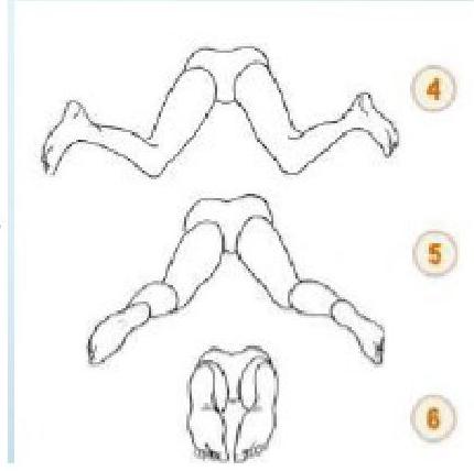 Phase propulsive des jambes