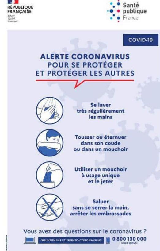 Campagne Sars-Cov2 - gestes barrières