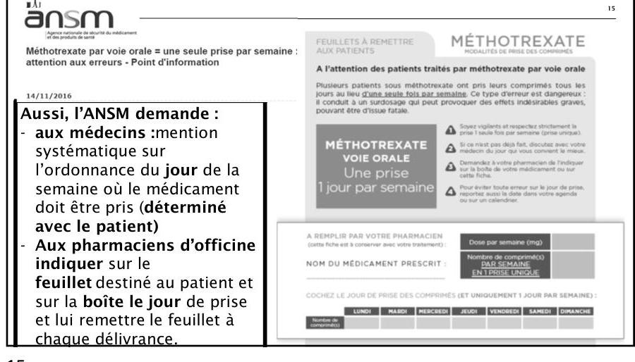 MTX et prednisone